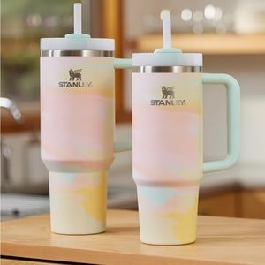 Stanley 30oz serene pink brush stroke